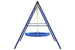 vidaXL 3283583 Outdoor Swing Set With Saucer Swing vidaXL 3283583 Outdoor Swing Set With Saucer Swing
