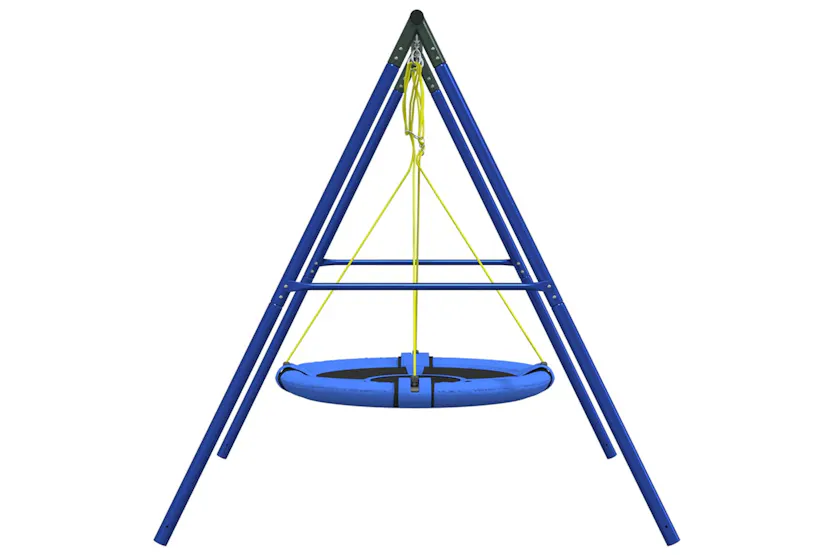 vidaXL 3283583 Outdoor Swing Set With Saucer Swing vidaXL 3283583 Outdoor Swing Set With Saucer Swing