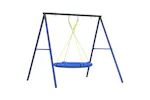 vidaXL 3283583 Outdoor Swing Set With Saucer Swing vidaXL 3283583 Outdoor Swing Set With Saucer Swing