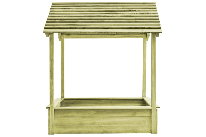 vidaXL 44907 Outdoor Playhouse With Sandpit 128x120x145cm Pinewood vidaXL 44907 Outdoor Playhouse With Sandpit 128x120x145cm Pinewood