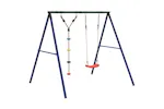 vidaXL 3283588 Outdoor Swing Set With Swing And Disc Swing vidaXL 3283588 Outdoor Swing Set With Swing And Disc Swing