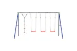 vidaXL 3283624 Outdoor Swing Set With Swings And Disc Swing vidaXL 3283624 Outdoor Swing Set With Swings And Disc Swing
