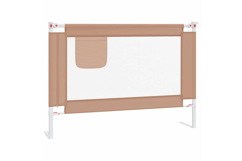 Vidaxl Toddler Safety Bed Rail Taupe 90x25 Cm Fabric Vidaxl Toddler Safety Bed Rail Taupe 90x25 Cm Fabric