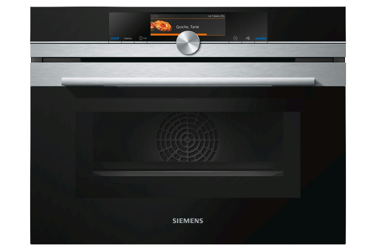Siemens IQ700 Built-in Compact Oven with Microwave | CM678G4S6B | Stainless Steel