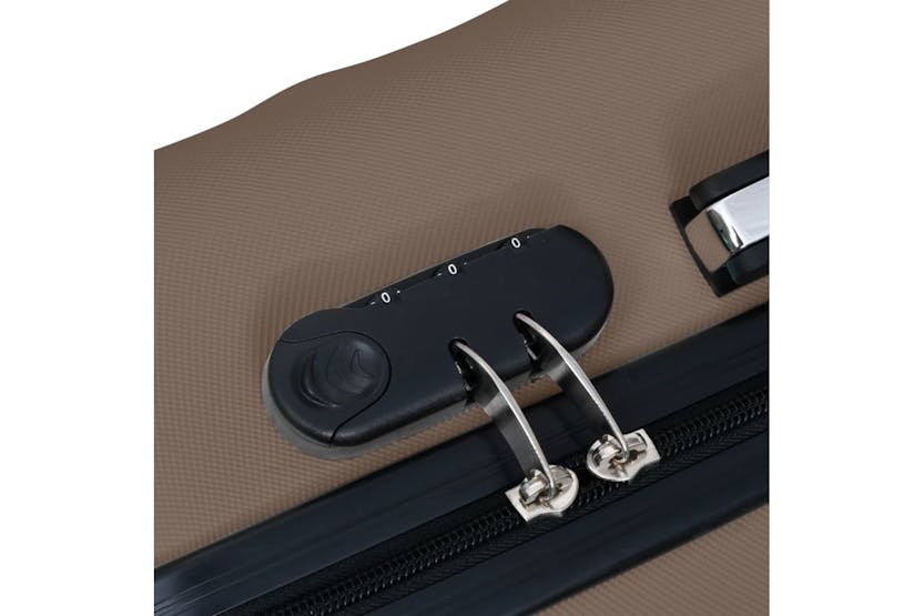 vidaXL 92423 Hardcase Trolley Brown Abs vidaXL 92423 Hardcase Trolley Brown Abs