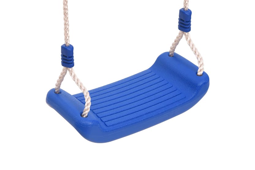 vidaXL 91697 Swing Seat With Rope Ladder Blue Polyethene vidaXL 91697 Swing Seat With Rope Ladder Blue Polyethene
