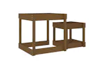 vidaXL 825054 Sand Tables 2 Pcs Honey Brown Solid Wood Pine vidaXL 825054 Sand Tables 2 Pcs Honey Brown Solid Wood Pine