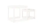 vidaXL 825052 Sand Tables 2 Pcs White Solid Wood Pine vidaXL 825052 Sand Tables 2 Pcs White Solid Wood Pine