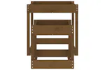 vidaXL 825054 Sand Tables 2 Pcs Honey Brown Solid Wood Pine vidaXL 825054 Sand Tables 2 Pcs Honey Brown Solid Wood Pine