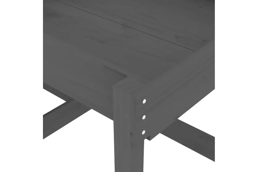 vidaXL 825053 Sand Tables 2 Pcs Grey Solid Wood Pine vidaXL 825053 Sand Tables 2 Pcs Grey Solid Wood Pine
