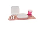 Deryan - 442157 Kids Plate Set Silicone Quuby White Deryan - 442157 Kids Plate Set Silicone Quuby White