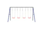 vidaXL 3283621 Outdoor Swing Set With 4 Swings vidaXL 3283621 Outdoor Swing Set With 4 Swings