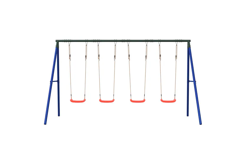 vidaXL 3283621 Outdoor Swing Set With 4 Swings vidaXL 3283621 Outdoor Swing Set With 4 Swings