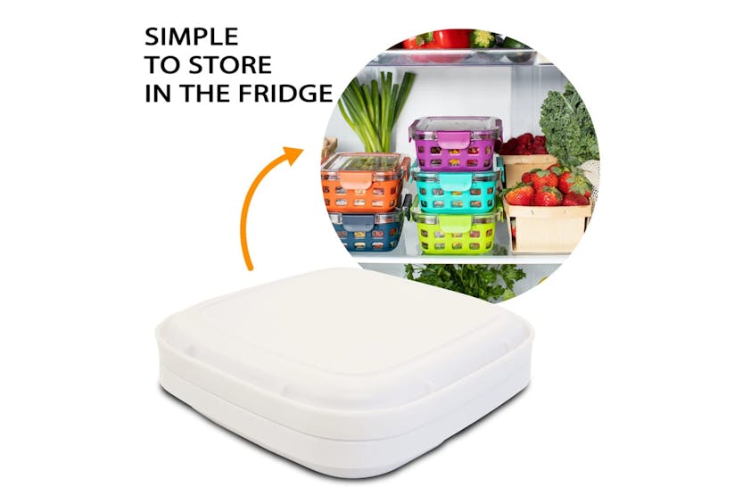 Deryan - 442157 Kids Plate Set Silicone Quuby White Deryan - 442157 Kids Plate Set Silicone Quuby White