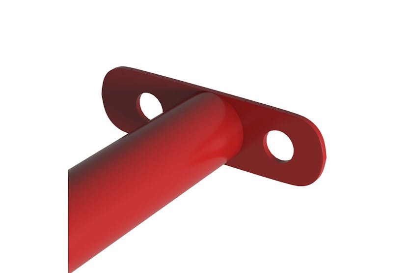 vidaXL 93198 Turning Bar 125cm Steel Red vidaXL 93198 Turning Bar 125cm Steel Red