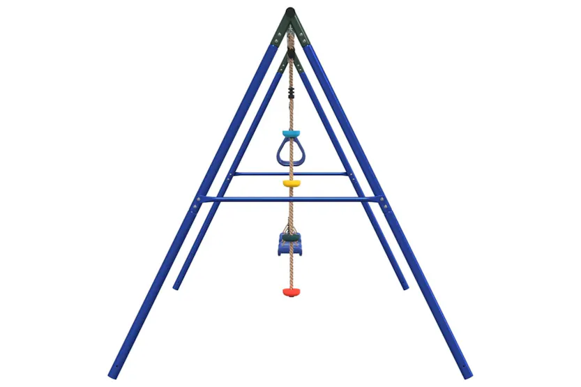 vidaXL 3283612 Outdoor Swing Set With Swings. Trapeze. Disc Swing vidaXL 3283612 Outdoor Swing Set With Swings. Trapeze. Disc Swing