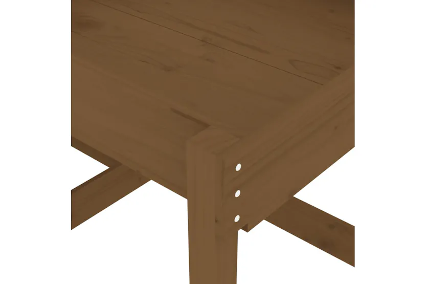vidaXL 825054 Sand Tables 2 Pcs Honey Brown Solid Wood Pine vidaXL 825054 Sand Tables 2 Pcs Honey Brown Solid Wood Pine