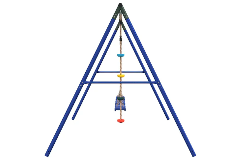 vidaXL 3283610 Outdoor Swing Set With Swings And Disc Swing vidaXL 3283610 Outdoor Swing Set With Swings And Disc Swing