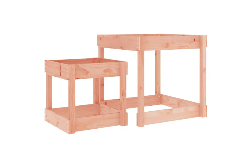 vidaXL 825056 Sand Tables 2 Pcs Solid Wood Douglas vidaXL 825056 Sand Tables 2 Pcs Solid Wood Douglas