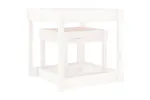 vidaXL 825052 Sand Tables 2 Pcs White Solid Wood Pine vidaXL 825052 Sand Tables 2 Pcs White Solid Wood Pine