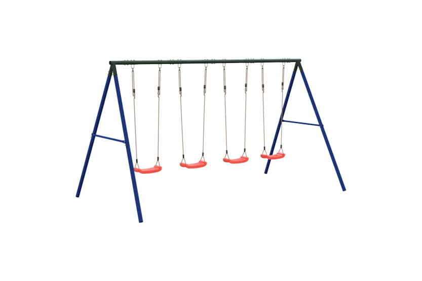 vidaXL 3283621 Outdoor Swing Set With 4 Swings vidaXL 3283621 Outdoor Swing Set With 4 Swings