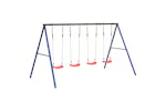 vidaXL 3283621 Outdoor Swing Set With 4 Swings vidaXL 3283621 Outdoor Swing Set With 4 Swings
