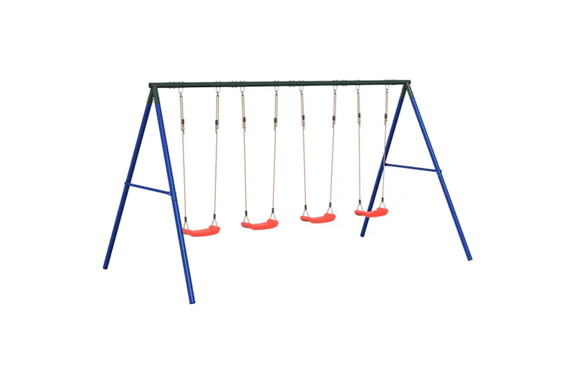 vidaXL 3283621 Outdoor Swing Set With 4 Swings vidaXL 3283621 Outdoor Swing Set With 4 Swings