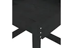 vidaXL 825055 Sand Tables 2 Pcs Black Solid Wood Pine vidaXL 825055 Sand Tables 2 Pcs Black Solid Wood Pine