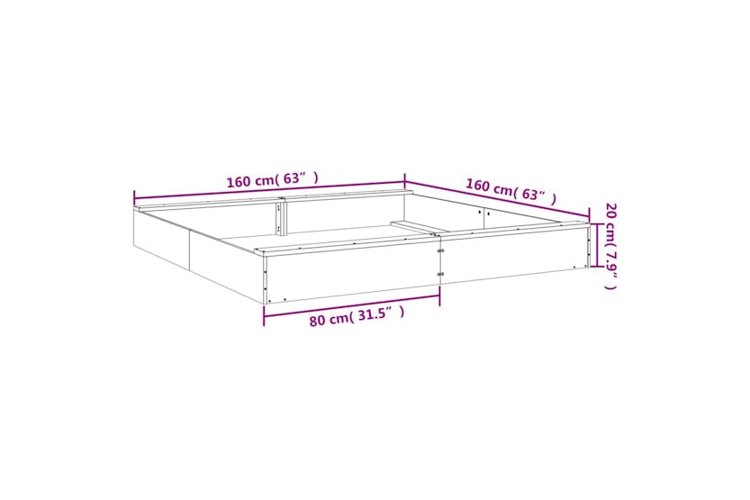 vidaXL 825039 Sandbox With Seats Grey Square Solid Wood Pine vidaXL 825039 Sandbox With Seats Grey Square Solid Wood Pine