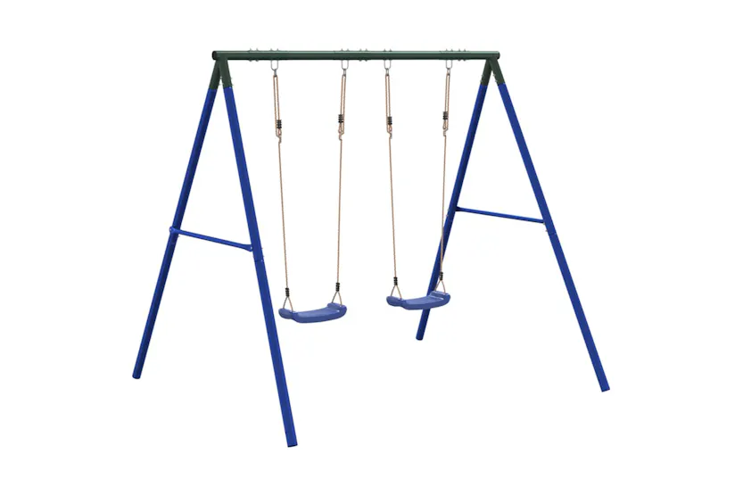 vidaXL 3283579 Outdoor Swing Set With 2 Swings vidaXL 3283579 Outdoor Swing Set With 2 Swings