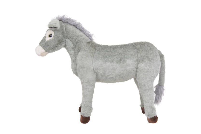 vidaXL 91343 Standing Plush Toy Donkey Grey Xxl vidaXL 91343 Standing Plush Toy Donkey Grey Xxl