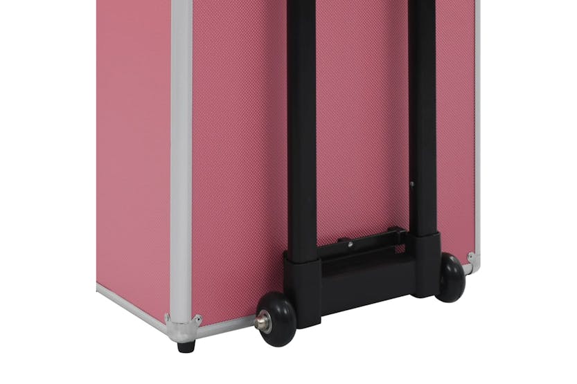 vidaXL 91813 Make-up Trolley Aluminium Pink vidaXL 91813 Make-up Trolley Aluminium Pink