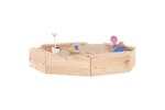 vidaXL 825009 Sandbox With Seats Octagon Solid Wood Pine vidaXL 825009 Sandbox With Seats Octagon Solid Wood Pine