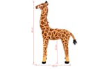 vidaXL 91336 Standing Plush Toy Giraffe Brown And Yellow Xxl vidaXL 91336 Standing Plush Toy Giraffe Brown And Yellow Xxl