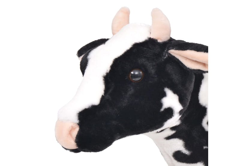 vidaXL 91342 Standing Plush Toy Cow Black And White Xxl vidaXL 91342 Standing Plush Toy Cow Black And White Xxl