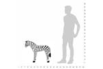 vidaXL 91335 Standing Plush Toy Zebra Black And White Xxl vidaXL 91335 Standing Plush Toy Zebra Black And White Xxl