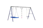 vidaXL 3283620 Outdoor Swing Set With Swing, Disc Swing, Nest Swing vidaXL 3283620 Outdoor Swing Set With Swing, Disc Swing, Nest Swing