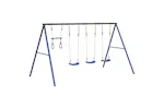 vidaXL 3283608 Outdoor Swing Set With Swings And Trapeze vidaXL 3283608 Outdoor Swing Set With Swings And Trapeze