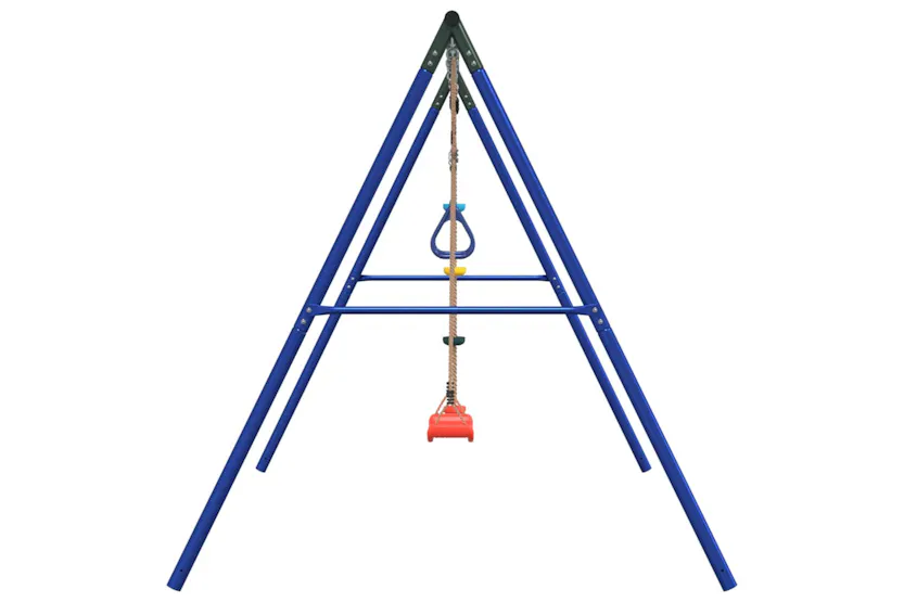 vidaXL 3283603 Outdoor Swing Set With Swing. Trapeze. Disc Swing vidaXL 3283603 Outdoor Swing Set With Swing. Trapeze. Disc Swing