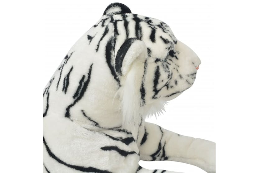 vidaXL 80164 Tiger Toy Plush White Xxl vidaXL 80164 Tiger Toy Plush White Xxl