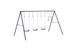 vidaXL 3283608 Outdoor Swing Set With Swings And Trapeze vidaXL 3283608 Outdoor Swing Set With Swings And Trapeze