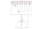 vidaXL 3283608 Outdoor Swing Set With Swings And Trapeze vidaXL 3283608 Outdoor Swing Set With Swings And Trapeze