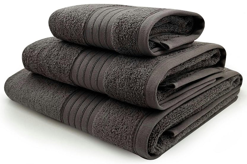 Cotton Terry Bath Towel | Grey Cotton Terry Bath Towel | Grey