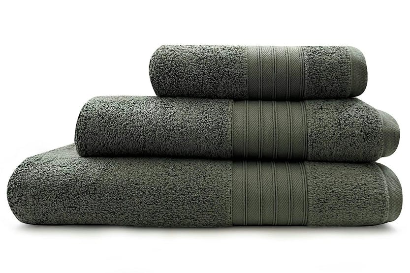 Cotton Terry Bath Towel | Khaki Cotton Terry Bath Towel | Khaki