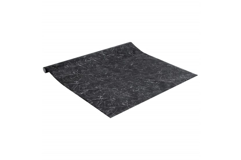 vidaXL 155775 Furniture Sticker Self-adhesive Marble Black 90x500cm Pvc vidaXL 155775 Furniture Sticker Self-adhesive Marble Black 90x500cm Pvc