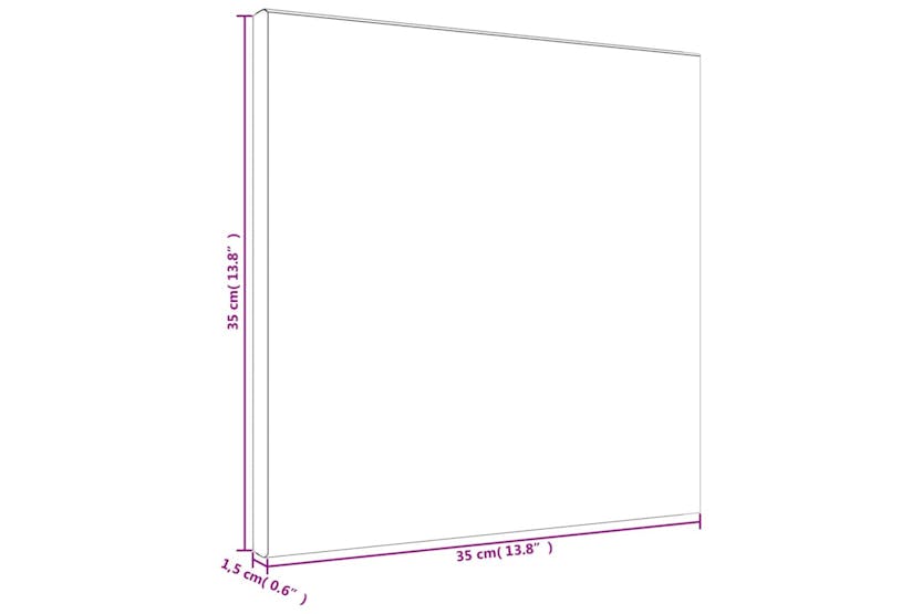 vidaXL 154966 Stretched Canvases 12 Pcs White Fabric And Solid Wood Pine vidaXL 154966 Stretched Canvases 12 Pcs White Fabric And Solid Wood Pine