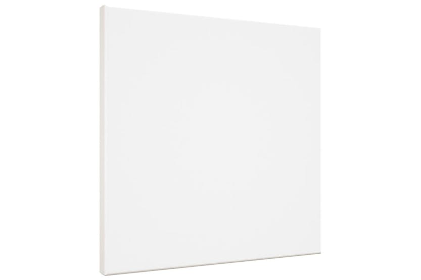 vidaXL 154966 Stretched Canvases 12 Pcs White Fabric And Solid Wood Pine vidaXL 154966 Stretched Canvases 12 Pcs White Fabric And Solid Wood Pine