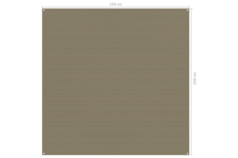 vidaXL 310740 Tent Carpet 250x250cm Taupe vidaXL 310740 Tent Carpet 250x250cm Taupe
