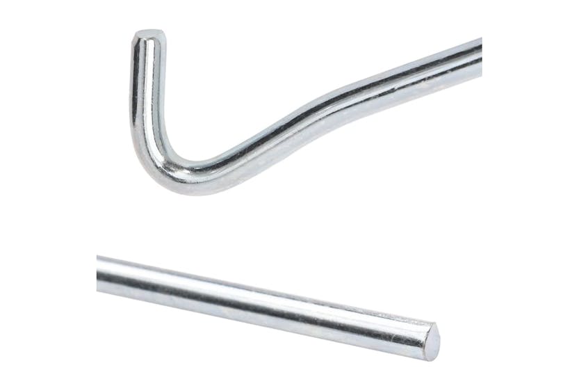 vidaXL 4009335 Tent Pegs 25 Pcs 23cm x 7mm Galvanised Steel vidaXL 4009335 Tent Pegs 25 Pcs 23cm x 7mm Galvanised Steel