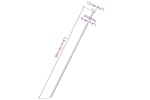 vidaXL 4009340 Tent Pegs 24 Pcs 29.5cm x 6mm Galvanised Steel vidaXL 4009340 Tent Pegs 24 Pcs 29.5cm x 6mm Galvanised Steel